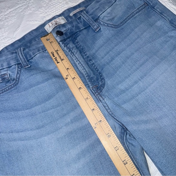 Jen7 7 for All Mankind Women's Jeans Ankle Skinny Size 12 Frayed Tulip Hem - Picture 4 of 15
